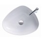 Duravit Cape Cod - Lavabo asymétrique 500x405 mm, DuraCeram, WonderGliss, blanc 23395000001 Duravit Cape Cod - Lavabo asymétrique 500x405 mm, DuraCeram, WonderGliss, blanc 23395000001