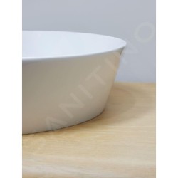 Duravit Cape Cod - Lavabo asymétrique 500x405 mm, DuraCeram, WonderGliss, blanc 23395000001
