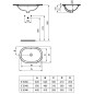 Ideal Standard Connect - Lavabo à encaster par dessous 550x175x380 mm, blanc E504801