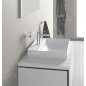 Duravit DuraSquare - Vasque 600x470 mm, sans trop-plein, avec un trou pour robinet, DuraCeram, avec WonderGliss, blanc