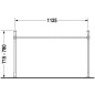 Duravit Vero - Console métallique pour lavabo, chromé - console pour lavabo Vero 045412 0030741000 Duravit Vero - Console métallique pour lavabo, chromé - console pour lavabo Vero 045412 0030741000