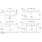 Duravit Vero - Meuble lavabo double 1000x470 mm, avec 2 trous pour robinetterie, blanc alpin 0454100026 Duravit Vero - Meuble lavabo double 1000x470 mm, avec 2 trous pour robinetterie, blanc alpin 0454100026