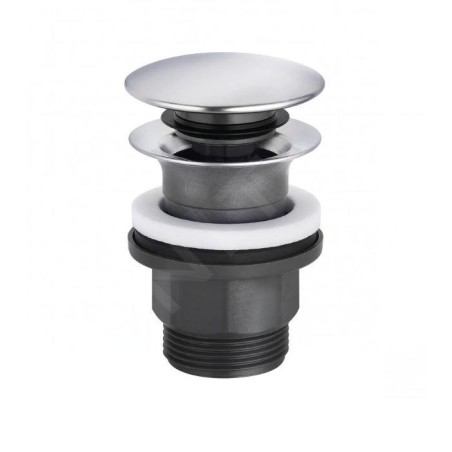Kludi Accessoires - Bonde refermable push-open 1 1/4, évier chrome 1042605-00