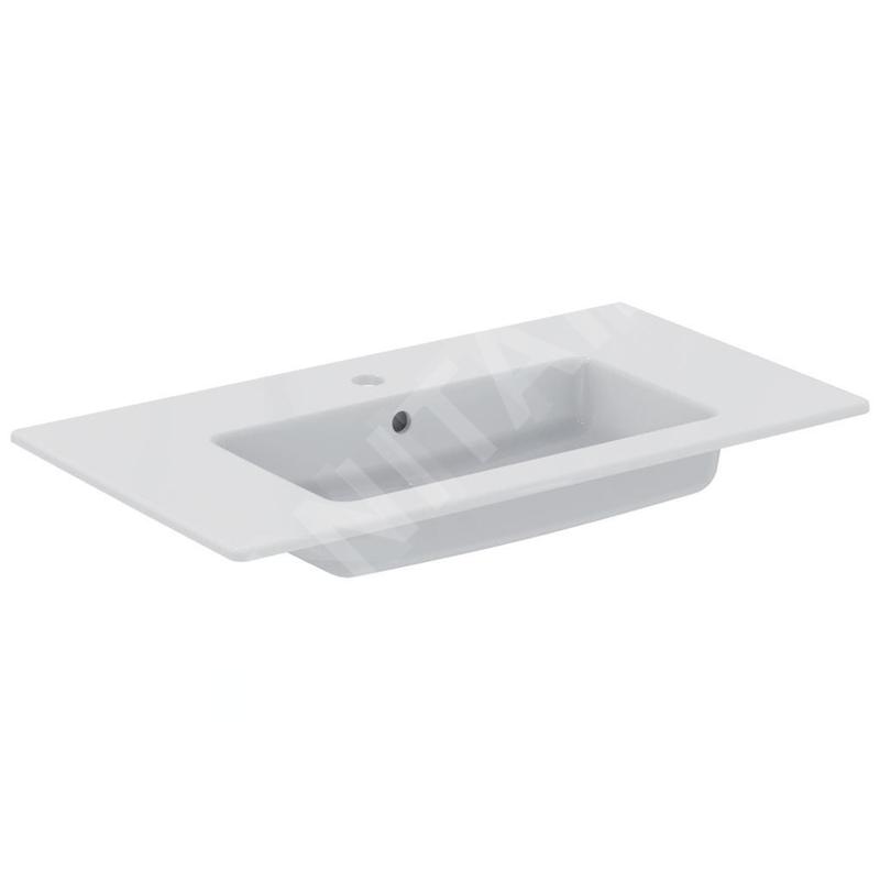 Ideal Standard Tempo - Lavabo à encastrer 815x450x140 mm, un trou pour mitigeur, blanc E066901 Ideal Standard Tempo - Lavabo à encastrer 815x450x140 mm, un trou pour mitigeur, blanc E066901