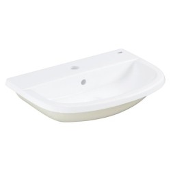 Grohe Bau Ceramic - Lavabo à encastrer 560x400, avec un trou pour mitigeur, blanc alpin 39422000