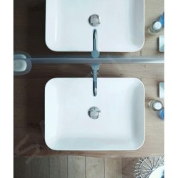 Duravit Cape Cod - Lavabo 550x400 mm, DuraCeram, WonderGliss, blanc 23475500001
