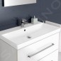 Villeroy & Boch Avento - Meuble lavabo 800x470 mm, avec trop-plein, trou de robinetterie, CeramicPlus, blanc alpin 415680R1
