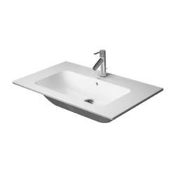 Duravit ME by Starck - Lavabo pour meuble 830x490 mm, avec 1 trou, avec WonderGliss, blanc alpin 23368300001