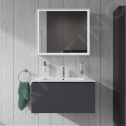 Duravit ME by Starck - Lavabo pour meuble 830x490 mm, avec 1 trou, avec WonderGliss, blanc alpin 23368300001