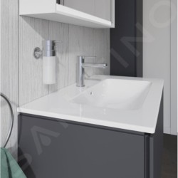 Duravit ME by Starck - Lavabo pour meuble 830x490 mm, avec 1 trou, avec WonderGliss, blanc alpin 23368300001