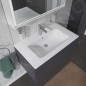 Duravit ME by Starck - Lavabo pour meuble 830x490 mm, avec 1 trou, avec WonderGliss, blanc alpin 23368300001 Duravit ME by Starck - Lavabo pour meuble 830x490 mm, avec 1 trou, avec WonderGliss, blanc alpin 23368300001