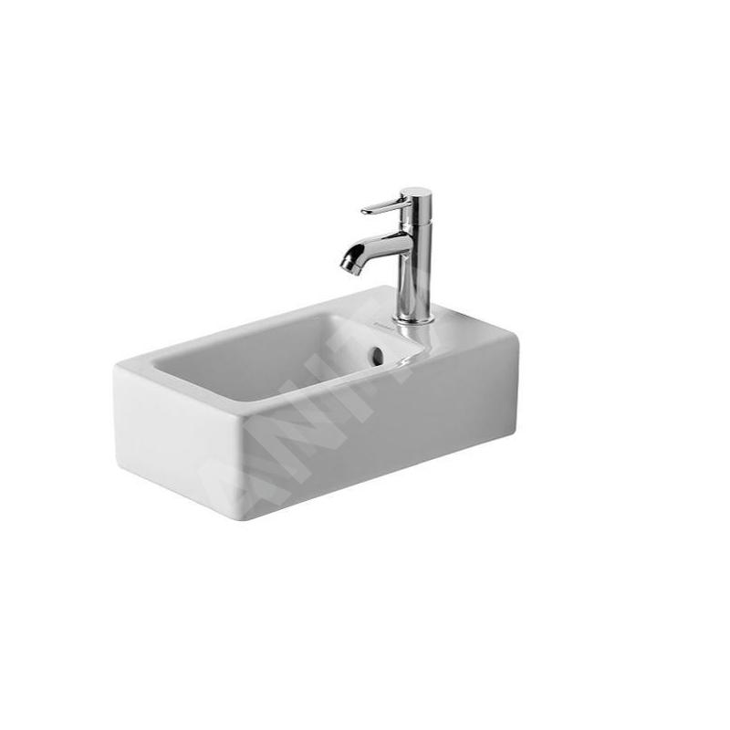 Duravit Vero - Lave-mains 450x250 mm, avec un trou pour mitigeur, blanc alpin 0702250000