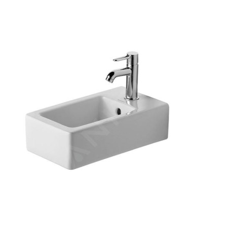 Duravit Vero - Lave-mains 450x250 mm, avec un trou pour mitigeur, blanc alpin 0702250000