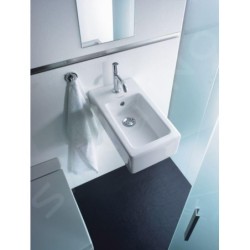 Duravit Vero - Lave-mains 450x250 mm, avec un trou pour mitigeur, blanc alpin 0702250000