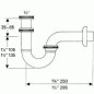 Hansgrohe Siphons - Siphon tube, modèle courant, chrome 53002000 Hansgrohe Siphons - Siphon tube, modèle courant, chrome 53002000