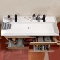 Villeroy & Boch Collaro - Meuble lavabo 1200x470 mm, sans trop-plein, 2 trous de robinetterie, CeramicPlus, blanc alpin 4A33C1R1 Villeroy & Boch Collaro - Meuble lavabo 1200x470 mm, sans trop-plein, 2 trous de robinetterie, CeramicPlus, blanc alpin 4A33C1R1