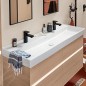 Villeroy & Boch Collaro - Meuble lavabo 1200x470 mm, sans trop-plein, 2 trous de robinetterie, CeramicPlus, blanc alpin 4A33C1R1 Villeroy & Boch Collaro - Meuble lavabo 1200x470 mm, sans trop-plein, 2 trous de robinetterie, CeramicPlus, blanc alpin 4A33C1R1
