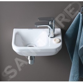 Duravit DuraStyle - Lave-mains 360x220 mm, avec un trou pour robinet à droite, blanc alpin 0713360000