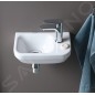 Duravit DuraStyle - Lave-mains 360x220 mm, avec un trou pour robinet à droite, blanc alpin 0713360000