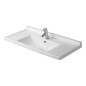 Duravit Starck 3 - Meuble-lavabo 850x485 mm, avec un trou pour robinet, blanc 0304800000