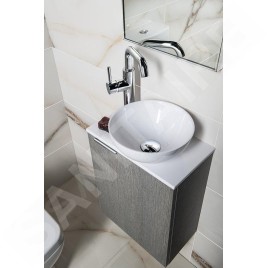 Sapho Small - Vasque Aster, diamètre 280 mm, sans trop-plein, blanc AR499