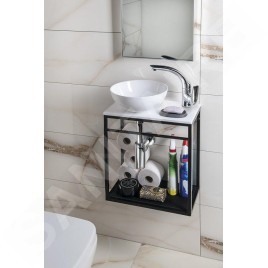 Sapho Small - Vasque Aster, diamètre 280 mm, sans trop-plein, blanc AR499