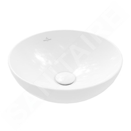 Villeroy & Boch Loop&Friends - Vasque, diamètre 420 mm, avec trop-plein, blanc alpin 4A460001