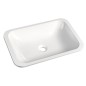 Sapho Japura - Lavabo à encastrer, 550x360 mm, sans trop-plein, blanc 50135