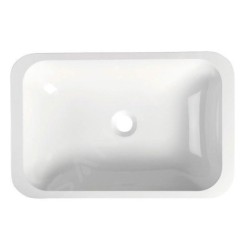 Sapho Japura - Lavabo à encastrer, 550x360 mm, sans trop-plein, blanc 50135