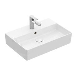 Villeroy & Boch Memento 2.0 - Meuble lavabo 500x420 mm, avec trop-plein, trou de robinetterie, blanc alpin 4A225G01