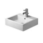 Duravit Vero - Lavabo 500x470 mm, avec un trou pour robinet, avec WonderGliss, blanc alpin 04545000001