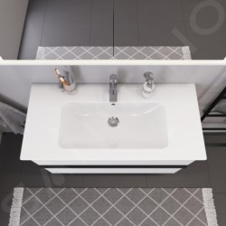 Duravit ME by Starck - Lavabo pour meuble 1030x490 mm, avec 1 trou, avec WonderGliss, blanc alpin 23361000001