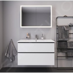Duravit ME by Starck - Lavabo pour meuble 1030x490 mm, avec 1 trou, avec WonderGliss, blanc alpin 23361000001