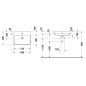 Duravit Happy D.2 Plus - Vasque 600x460 mm, avec un trou pour robinet, blanc alpin 2360600000 Duravit Happy D.2 Plus - Vasque 600x460 mm, avec un trou pour robinet, blanc alpin 2360600000