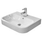 Duravit Happy D.2 - Vasque, 600x460 mm, avec un trou pour robinetterie, avec WonderGliss, blanc alpin 23156000001 Duravit Happy D.2 - Vasque, 600x460 mm, avec un trou pour robinetterie, avec WonderGliss, blanc alpin 23156000001