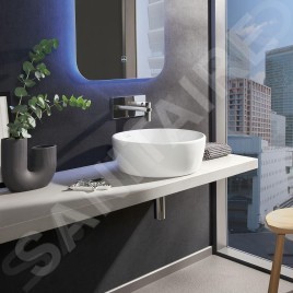 Villeroy & Boch Architectura - Vasque à poser, diamètre 450 mm, sans trop-plein, blanc alpin 5A254601