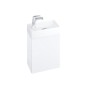 Ravak Veda 400 - Lave-mains Slim 400x220 mm, avec un trou pour robinetterie, blanc XJX01240000