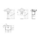 Ideal Standard i.Life B - Lavabo 55x44 cm, avec trop-plein, trou pour robinetterie, blanc T460801 Ideal Standard i.Life B - Lavabo 55x44 cm, avec trop-plein, trou pour robinetterie, blanc T460801
