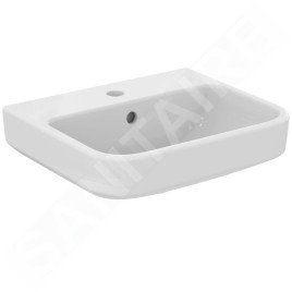 Ideal Standard i.Life B - Lavabo 45x38 cm, avec trop-plein, trou pour robinetterie, blanc T461001