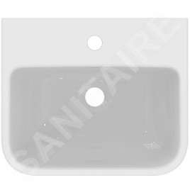 Ideal Standard i.Life B - Lavabo 45x38 cm, avec trop-plein, trou pour robinetterie, blanc T461001