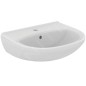 Ideal Standard Alpha - Lavabo 50x43 cm, avec trop-plein, trou pour robinetterie, blanc W331201 Ideal Standard Alpha - Lavabo 50x43 cm, avec trop-plein, trou pour robinetterie, blanc W331201