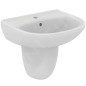 Ideal Standard Alpha - Lavabo 50x43 cm, avec trop-plein, trou pour robinetterie, blanc W331201 Ideal Standard Alpha - Lavabo 50x43 cm, avec trop-plein, trou pour robinetterie, blanc W331201