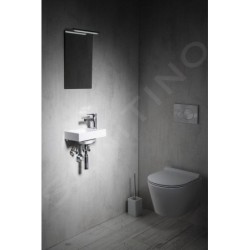 Sapho Small - Lave-mains Piccolino, 308x170 mm, sans trop-plein, trou pour robinet à droite, blanc PK305