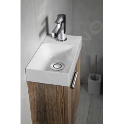 Sapho Small - Lave-mains Piccolino, 308x170 mm, sans trop-plein, trou pour robinet à droite, blanc PK305