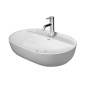 Duravit Luv - Vasque 600x400 mm, avec un trou pour robinet, DuraCeram, avec WonderGliss, blanc alpin 03806000001 Duravit Luv - Vasque 600x400 mm, avec un trou pour robinet, DuraCeram, avec WonderGliss, blanc alpin 03806000001