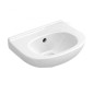 Villeroy & Boch O.novo - Lave-mains Compact, 360x275 mm, avec trop-plein, sans trou pour la robinetterie, blanc alpin 53603601
