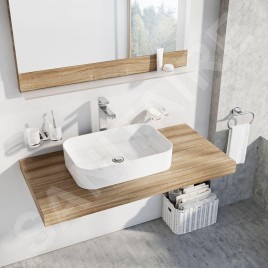 Ravak Ceramic - Vasque Slim, 550x370 mm, blanc XJX01155002