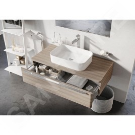 Ravak Ceramic - Vasque Slim, 550x370 mm, blanc XJX01155002