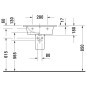Duravit ME by Starck - Meuble-lavabo 630x490 mm, avec un trou pour robinet, blanc alpin 2336630000 Duravit ME by Starck - Meuble-lavabo 630x490 mm, avec un trou pour robinet, blanc alpin 2336630000