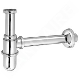 Sapho Antea - Siphon de lavabo, sortie d'évacucation 32 mm, chrome 9591